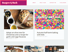 Tablet Screenshot of bangers-and-mash.com